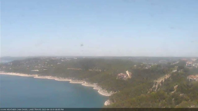 Lake Travis webcam, April 18, 2022 1:00 PM CT