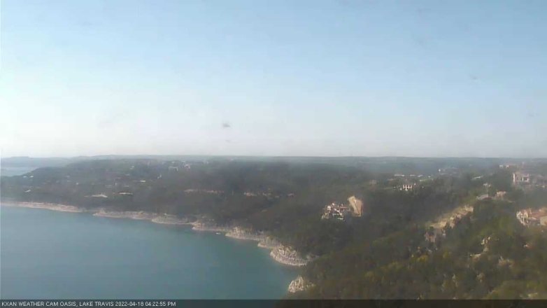 Lake Travis webcam, April 18, 2022 4:25 PM CT