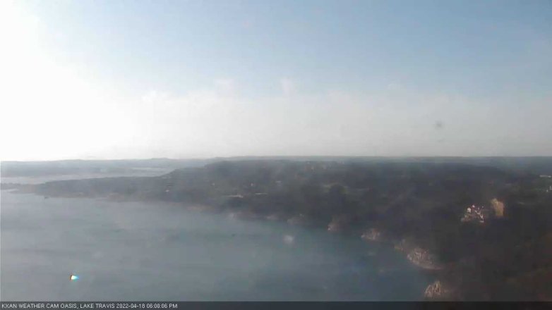 Lake Travis webcam, April 18, 2022 6:00 PM CT