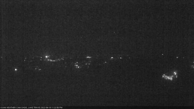 Lake Travis webcam, April 18, 2022 11:25 PM CT