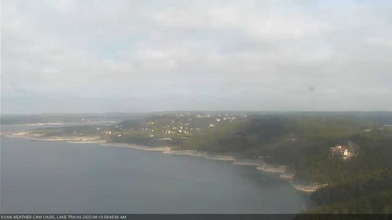 Lake Travis webcam, April 19, 2022 9:45 AM CT