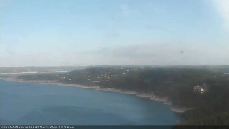 Lake Travis webcam, April 19, 2022 10:00 AM CT