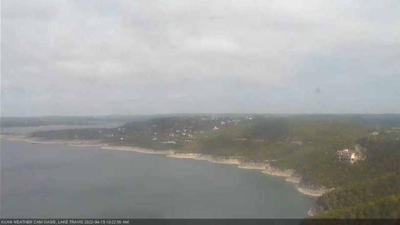Lake Travis webcam, April 19, 2022 10:25 AM CT