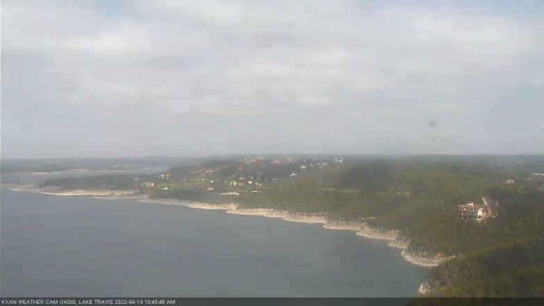 Lake Travis webcam, April 19, 2022 10:45 AM CT