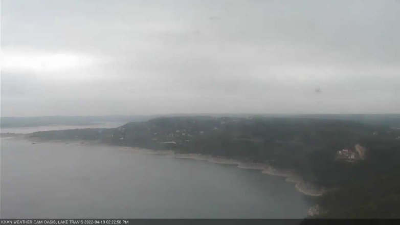 Lake Travis webcam, April 19, 2022 2:25 PM CT