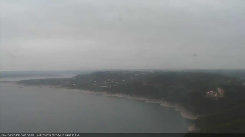 Lake Travis webcam, April 19, 2022 3:00 PM CT