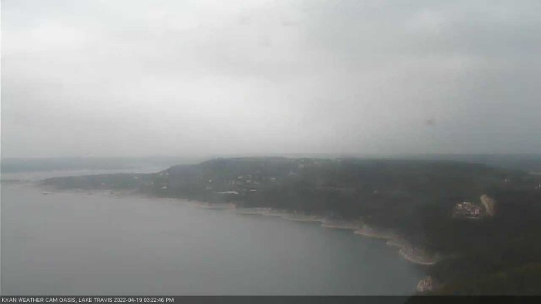 Lake Travis webcam, April 19, 2022 3:25 PM CT