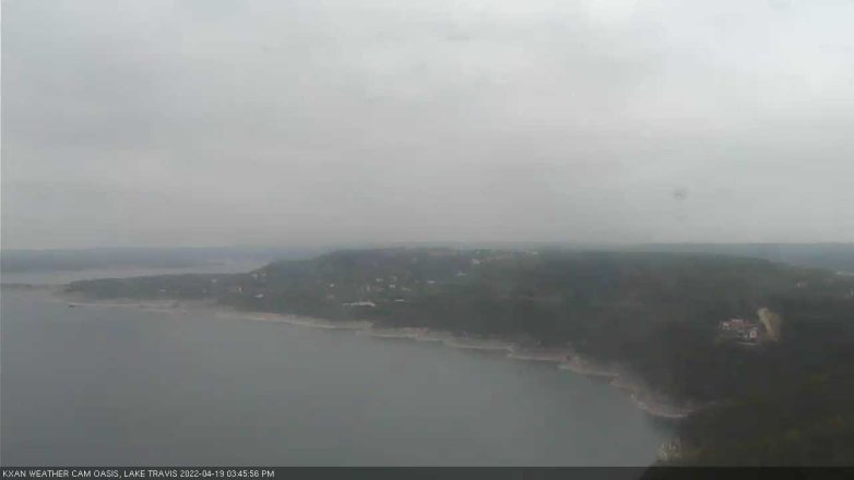 Lake Travis webcam, April 19, 2022 3:45 PM CT