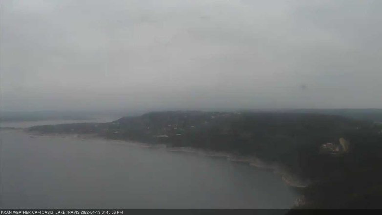 Lake Travis webcam, April 19, 2022 4:45 PM CT