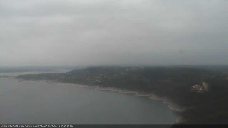 Lake Travis webcam, April 19, 2022 5:00 PM CT
