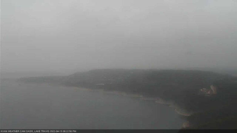 Lake Travis webcam, April 19, 2022 6:25 PM CT
