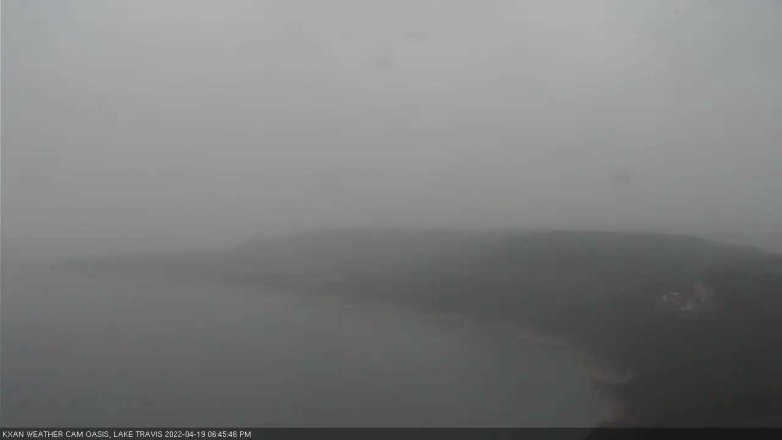 Lake Travis webcam, April 19, 2022 6:45 PM CT