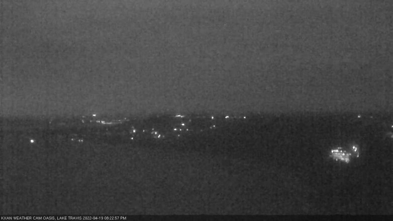 Lake Travis webcam, April 19, 2022 8:25 PM CT