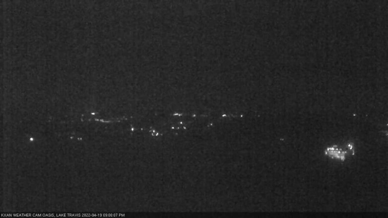 Lake Travis webcam, April 19, 2022 9:00 PM CT
