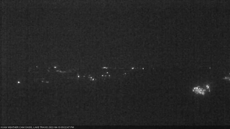 Lake Travis webcam, April 19, 2022 9:25 PM CT