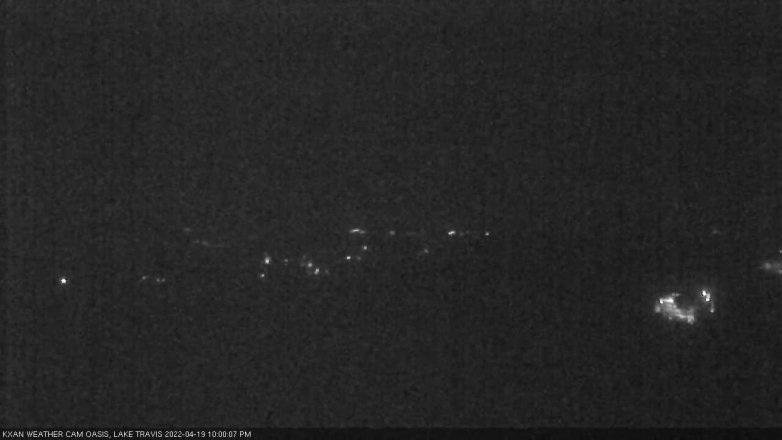 Lake Travis webcam, April 19, 2022 10:00 PM CT