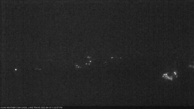 Lake Travis webcam, April 19, 2022 11:25 PM CT