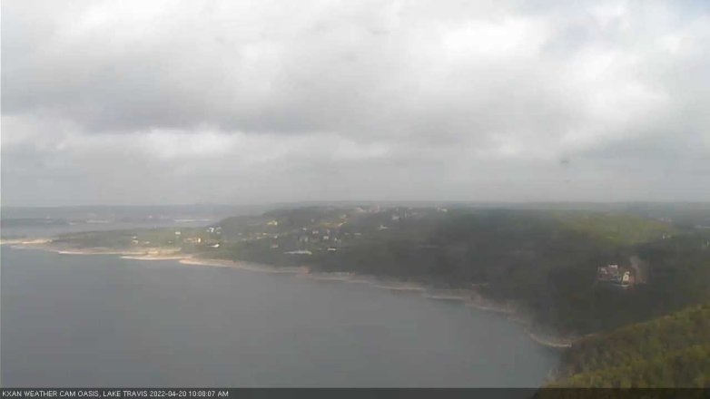 Lake Travis webcam, April 20, 2022 10:00 AM CT