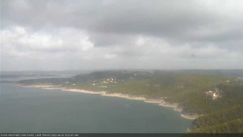 Lake Travis webcam, April 20, 2022 10:25 AM CT