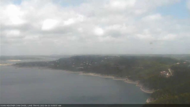 Lake Travis webcam, April 20, 2022 11:00 AM CT