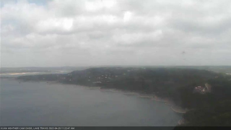 Lake Travis webcam, April 20, 2022 11:25 AM CT