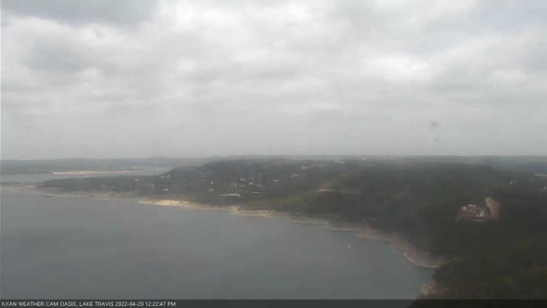 Lake Travis webcam, April 20, 2022 12:25 PM CT