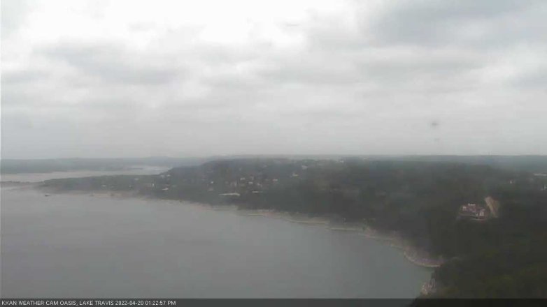 Lake Travis webcam, April 20, 2022 1:25 PM CT