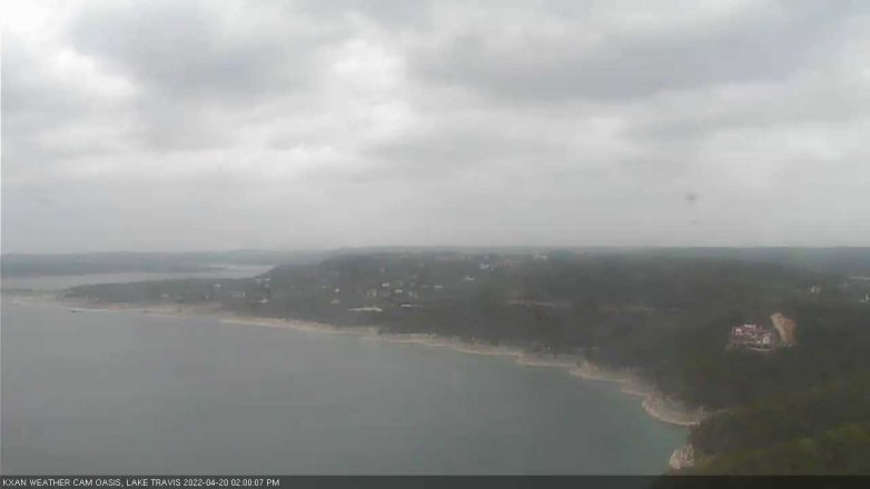 Lake Travis webcam, April 20, 2022 2:00 PM CT