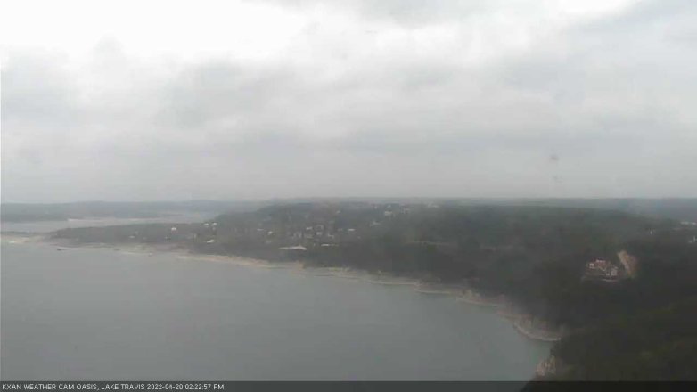 Lake Travis webcam, April 20, 2022 2:25 PM CT