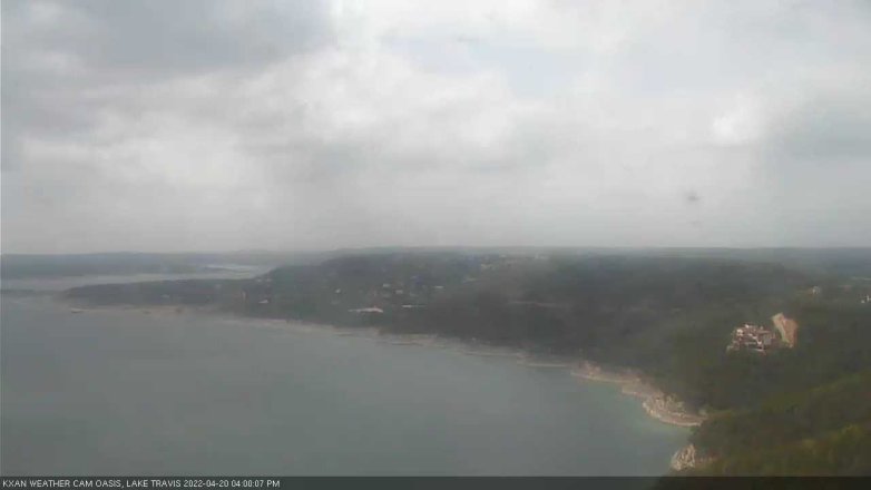 Lake Travis webcam, April 20, 2022 4:00 PM CT