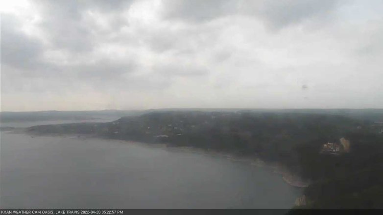 Lake Travis webcam, April 20, 2022 5:25 PM CT