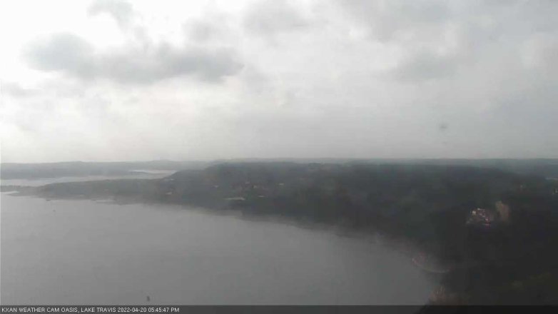 Lake Travis webcam, April 20, 2022 5:45 PM CT
