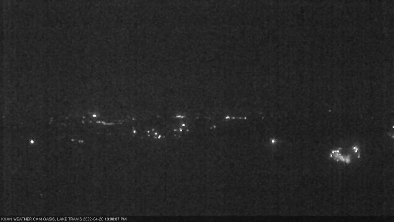 Lake Travis webcam, April 20, 2022 10:00 PM CT