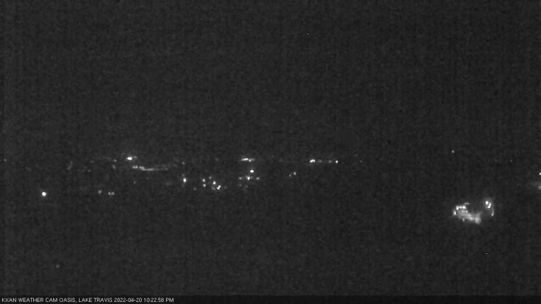 Lake Travis webcam, April 20, 2022 10:25 PM CT