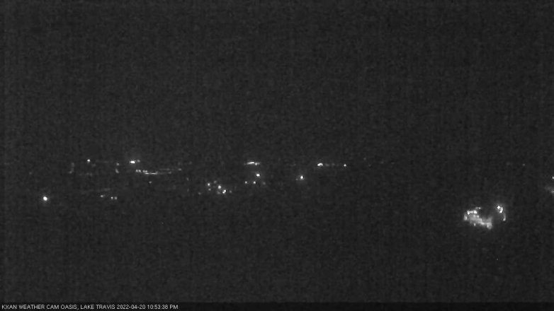 Lake Travis webcam, April 20, 2022 11:25 PM CT
