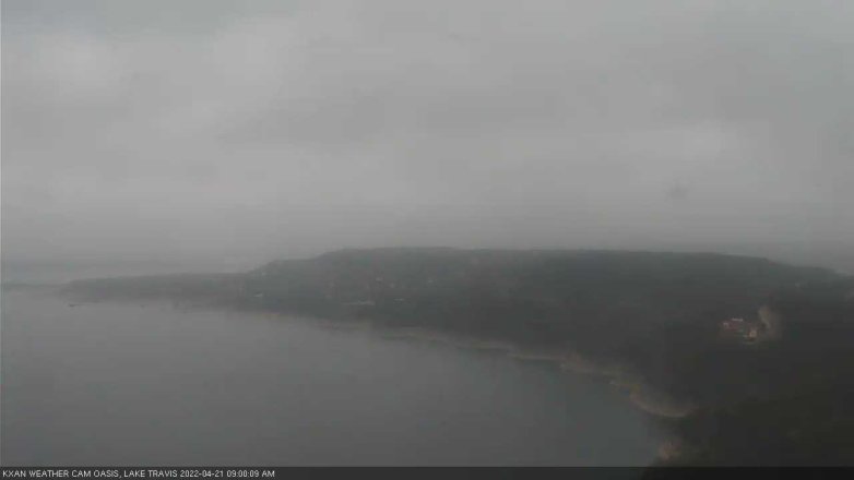 Lake Travis webcam, April 21, 2022 9:00 AM CT