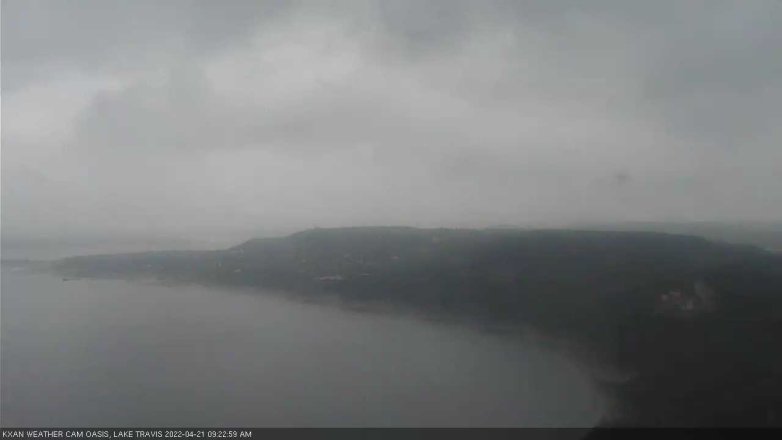 Lake Travis webcam, April 21, 2022 9:25 AM CT