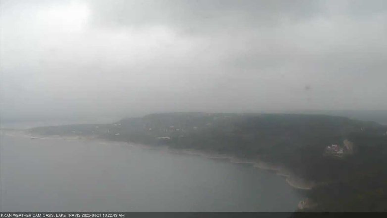 Lake Travis webcam, April 21, 2022 10:25 AM CT