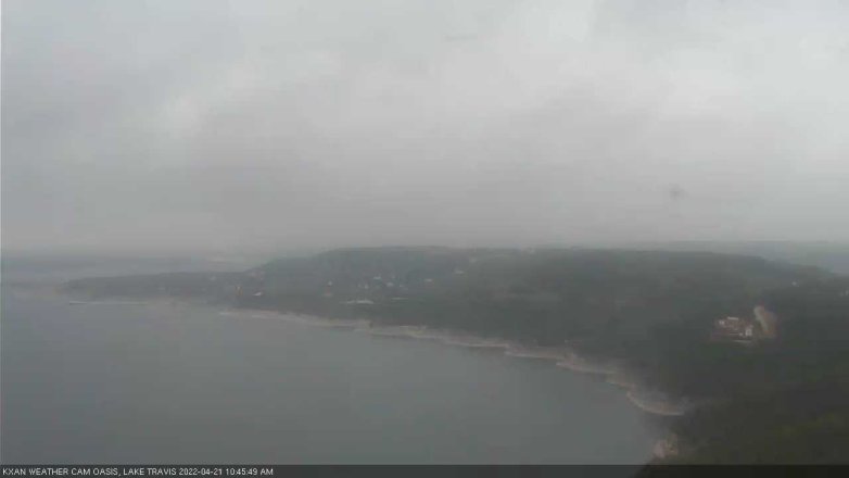 Lake Travis webcam, April 21, 2022 10:45 AM CT