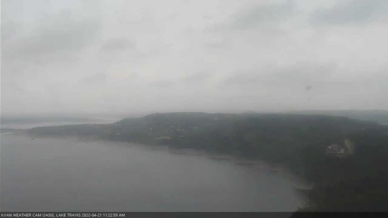 Lake Travis webcam, April 21, 2022 11:25 AM CT