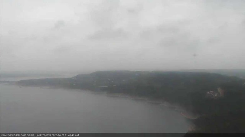 Lake Travis webcam, April 21, 2022 11:45 AM CT