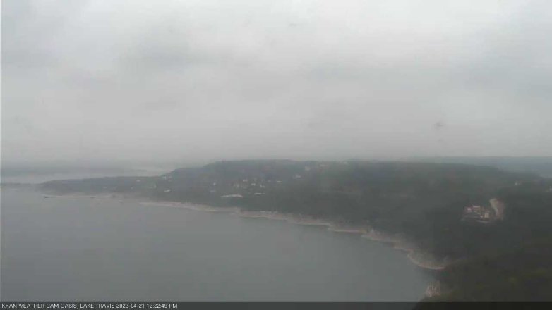 Lake Travis webcam, April 21, 2022 12:25 PM CT