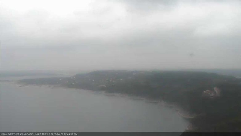 Lake Travis webcam, April 21, 2022 12:45 PM CT