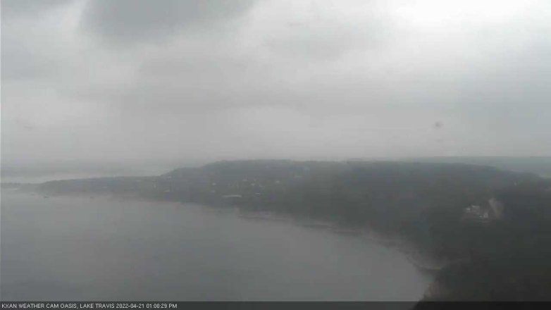 Lake Travis webcam, April 21, 2022 2:00 PM CT