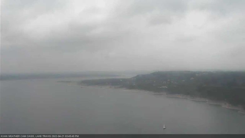 Lake Travis webcam, April 21, 2022 3:45 PM CT