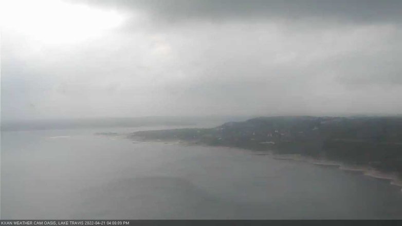Lake Travis webcam, April 21, 2022 4:00 PM CT