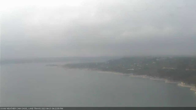 Lake Travis webcam, April 21, 2022 4:25 PM CT