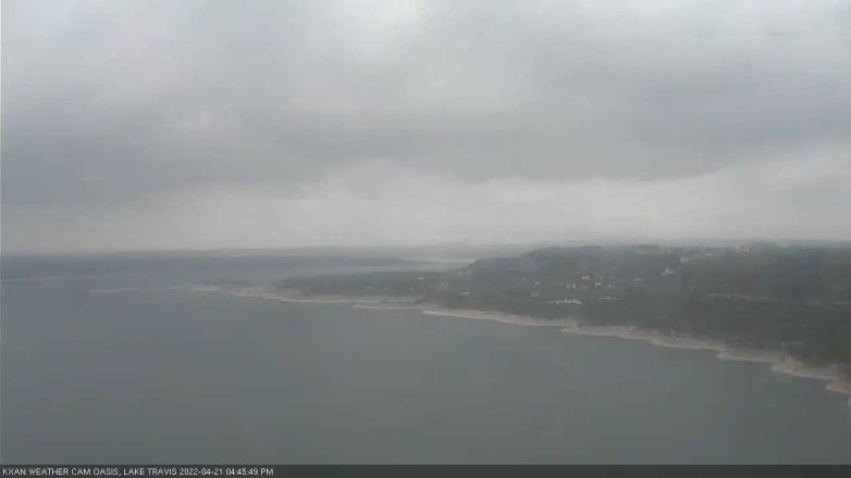 Lake Travis webcam, April 21, 2022 4:45 PM CT