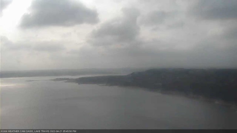 Lake Travis webcam, April 21, 2022 5:45 PM CT