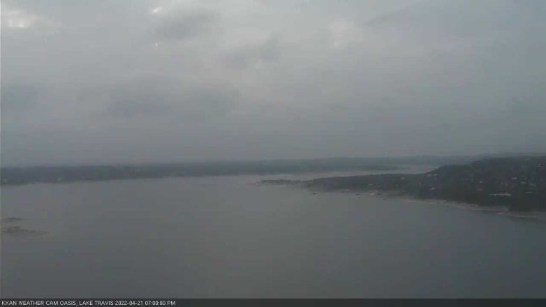 Lake Travis webcam, April 21, 2022 7:00 PM CT